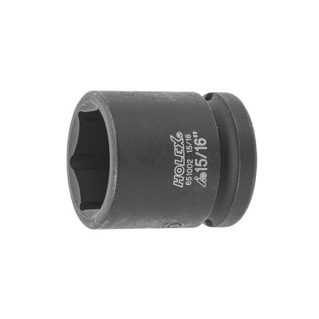 Holex Impact Socket, 1/2 inch Drive, 6 pt, 15/16 inch 651002 15/16